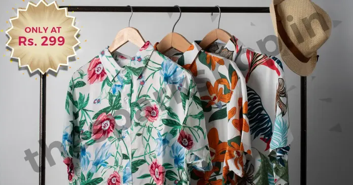 299 Rs Only Flower Style Casual Men Shirt Long Sleeve Thesparkshop.In: Grab Now! 299 Rs Only Flower Style Casual Men Shirt Long Sleeve Thesparkshop.In: Grab Now!