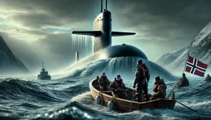 Norwegian fishermen and US submarine