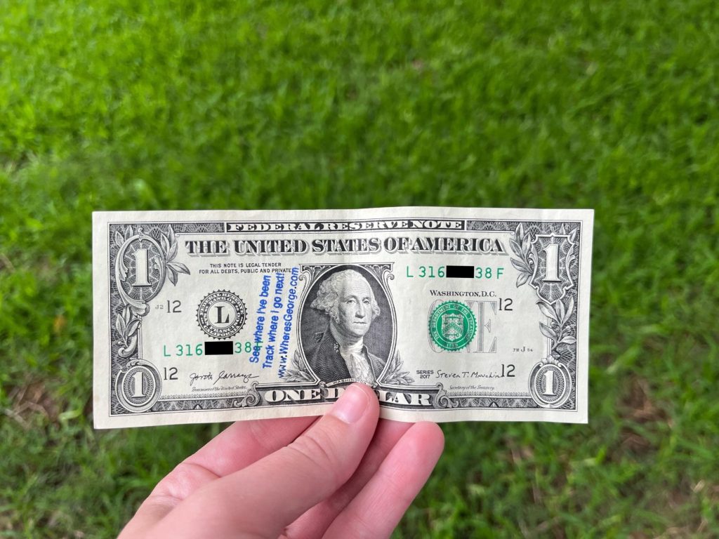 Discovering the Journey of Money: wheresgeorge.com 1 Dollar Bill Tracker