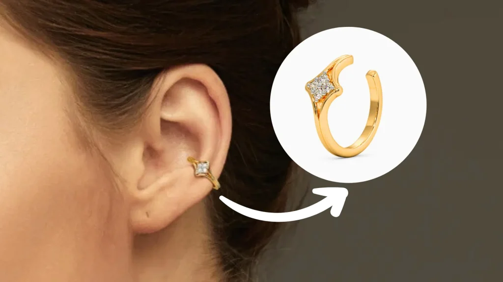 Ear cuff jewelry trend Power of Bold Modern Style